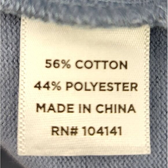 Walter Hagen Mens Small 1/4 Zip Sweatshirt Blue Heather Golf Preppy - Picture 6 of 11